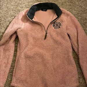 Alpha chi omega fuzzy sweatshirt